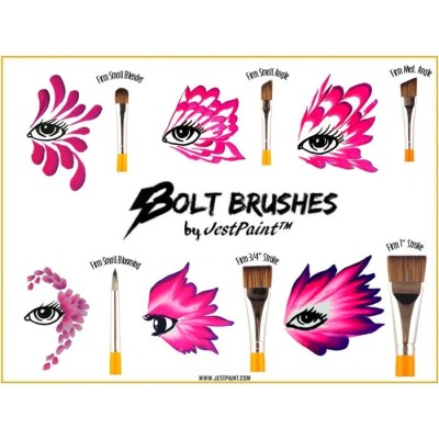 Jest Paint Bolt Brush Small Blooming FIRM